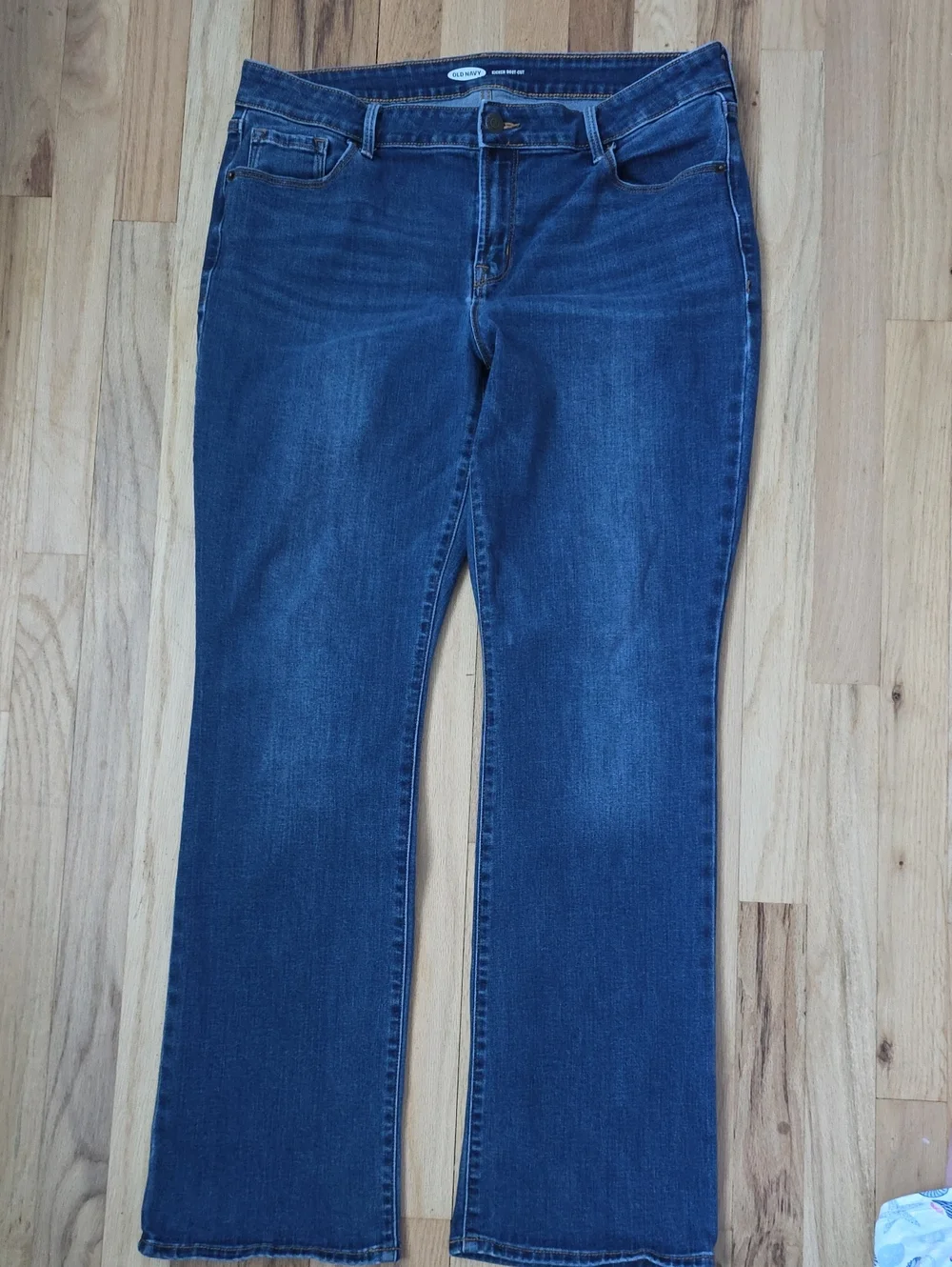 Old Navy Women's Dark Blue Flare Jeans